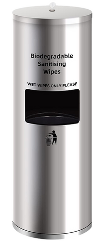 Offshoot Stainless Steel Free-Standing Wipe Dispenser