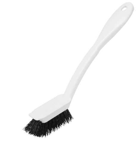 EDCO White Grout Brush with Handle  (Black Brissel)