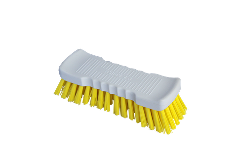 Hand Scrub P/B Polyester White/Yellow 200mm