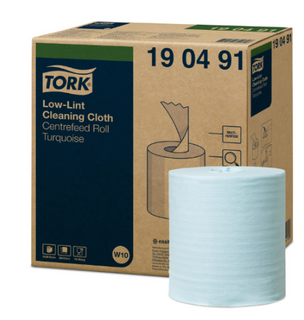 Tork W10 Low-Lint Cleaning Cloth 60m Ctn/4 Rolls (190491)