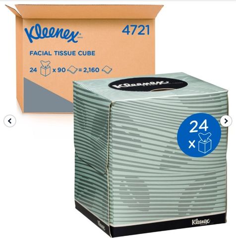 KC Facial Tissue 2ply Cube (4721)