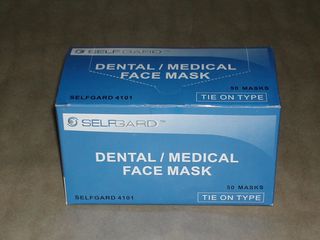 BLACK 3ply Daily Disposable Face Mask Ear Loop Pk/50