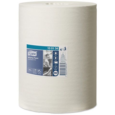 Tork M2 1ply Centrefeed Paper Towel Rolls Ctn/6 (100134)