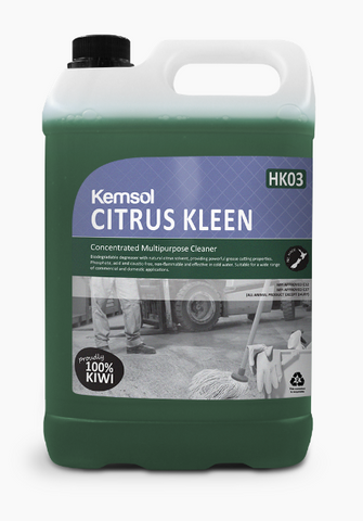 Kemsol Citrus Kleen Cleaner Sanitiser 5L
