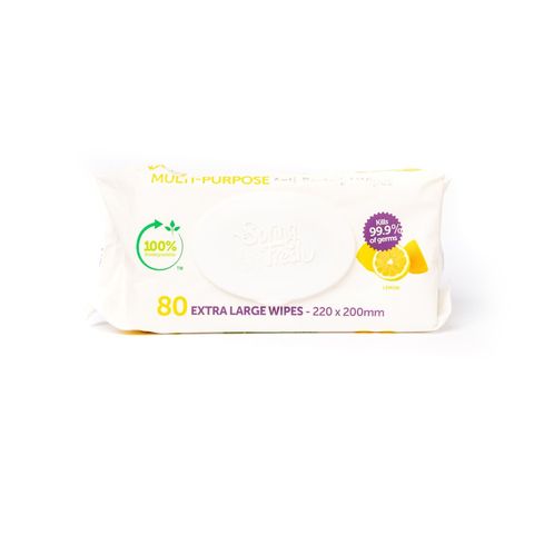 Spring Fresh Wipes Mulitpurpose Pk/80