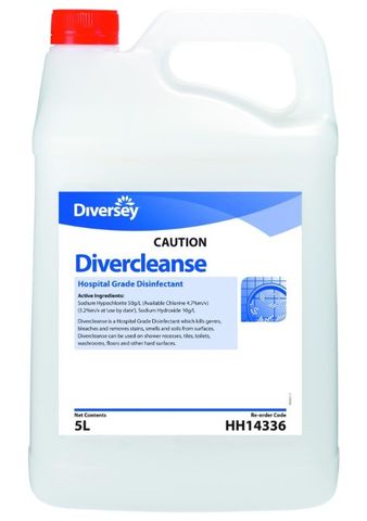 Diversey Divercleanse Hospital Grade Disinfectant 5L