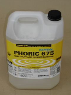 Kemsol Phoric 675 Cleaner Sanitiser 5L
