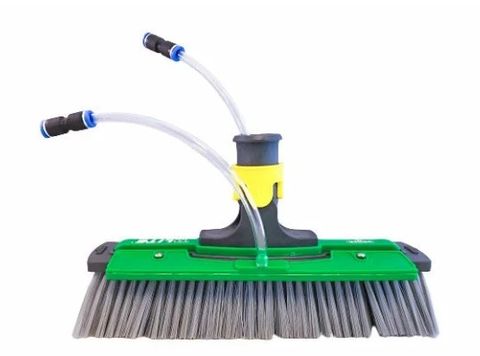 Unger Power Brush Bumper Swivel Function Rinse Bar Grey 42cm
