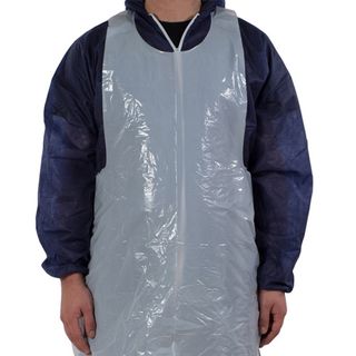 PH White Disposable Aprons Pk/100 (10)
