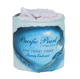 PH Pacific Pearl Toilet Rolls 3ply Wrapped 250 Sheets Ctn/48 (P3250)