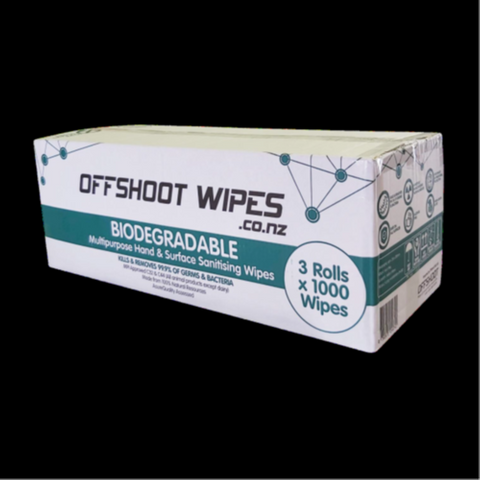 Offshoot Biodegradable Wipe Refill for Wipe Station Ctn/3000