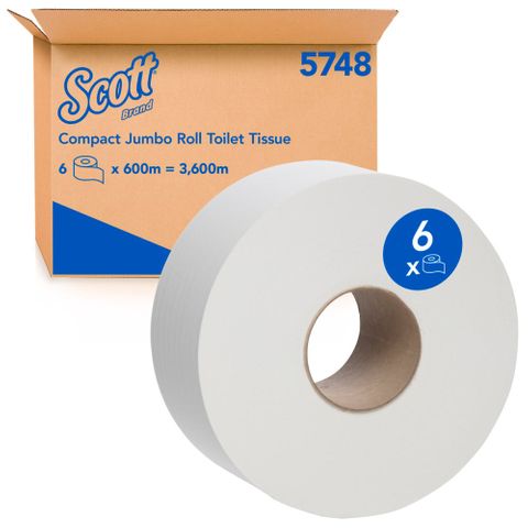 KC Scott Compact Jumbo T/T 1ply 600m Ctn/6 (5748)
