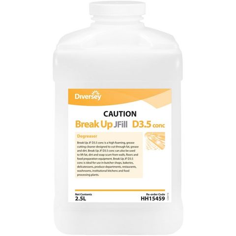 Diversey J Fill Break Up D3.5 Concentrate 2.5L