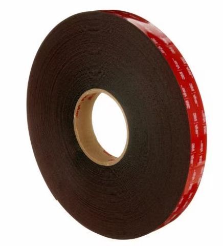 3M VHB Black D/Side Tape 25mm Ctn/2