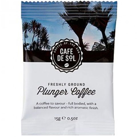 Cafe de Sol Special Blend Plunger Coffee 15gm ctn/100
