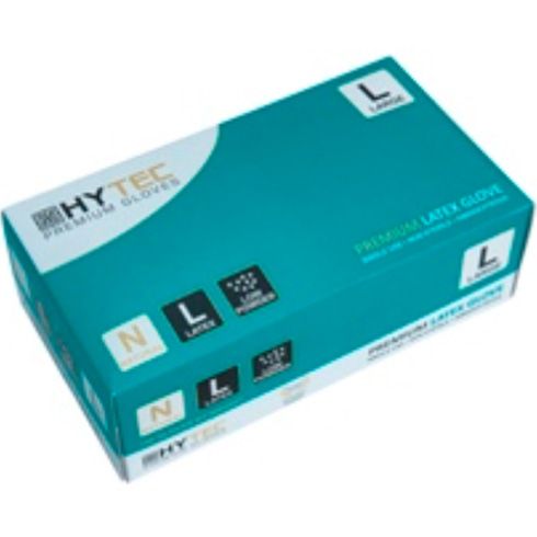 PH Hytec Gloves Latex Low Powder Pk/100