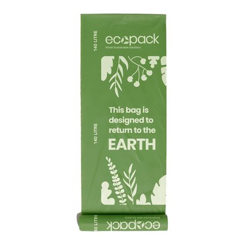 Ecopack Bin Liner 140L Compostable Ctn/100