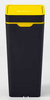 Method Closed Touch Lid Mixed Recycling Yellow 60L