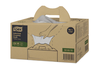 Tork Industrial Cleaning Cloth Folded W7 1ply Pk/210 (520372)