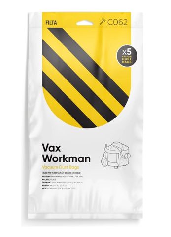 Filta Pac Vac Glide Vax Layered Vac Bags C062 Pk/5 (18021)