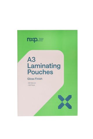 Gloss Laminating Pouches 80 Micron A3 Pk/100