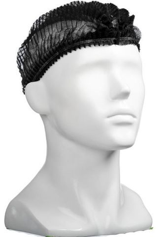 Disposable Crimp Hair Nets Black 53cm ctn/1000