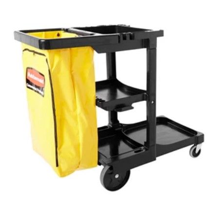 Rubbermaid Janitor Cleaning Cart Traditional