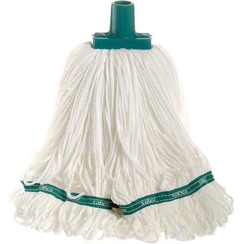 SABCO Microfibre Round Looped Mop Head Green 350gm