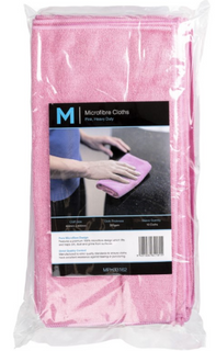 M - Microfibre Cloth 40cm x 40cm 300gsm Pink