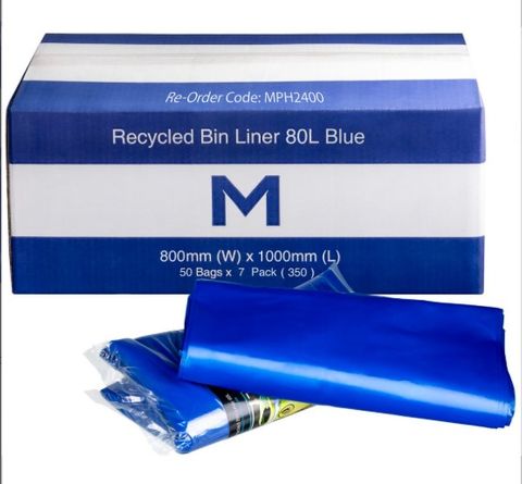 Handle Bag BLUE 80L Ctn/250