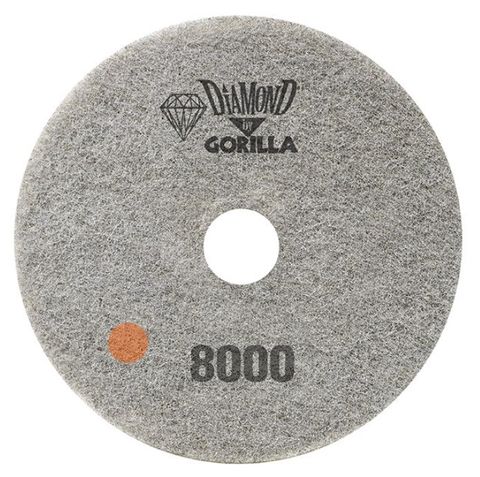 Gorilla Diamond Pad -  8000 Grit Ctn/2