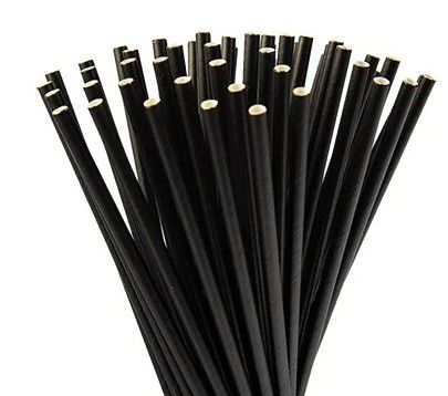 Regular Straws Black Ctn/2500