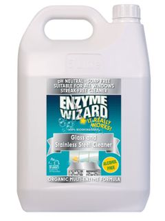 Enzyme Wizard Glass & Stainless Steel Cleaner 5L