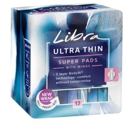 Libra Ultrathin Super Pad with Wings CT/72 pads