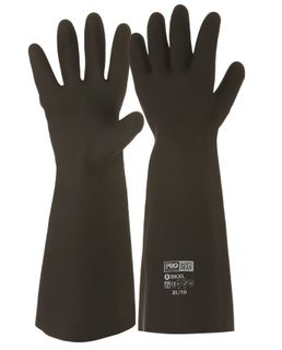 Glove Black Knight Rubber 46cm Size 10 Pk/12