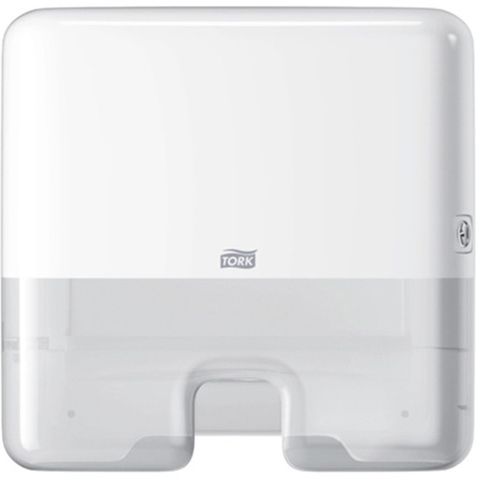 Tork H2 Xpress Slimline Paper Towel Dispenser Mini White (552100) CHARGED