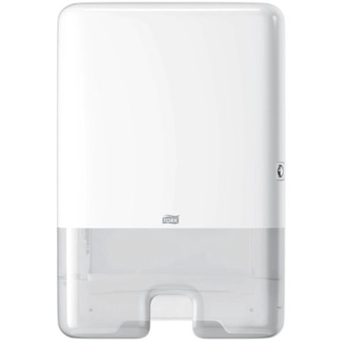 Tork H2 Xpress Slimline Paper Towel Dispenser Tall White (552000) CHARGED