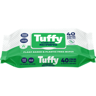Tuffy  XL  Multipurpose  Plastic Free Cleaning Wipes Pk/40