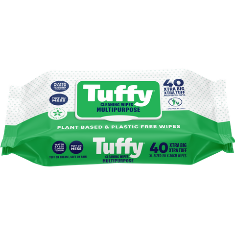 Tuffy  XL  Multipurpose  Plastic Free Cleaning Wipes Pk/40
