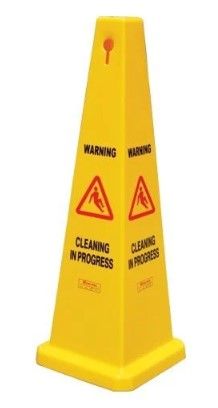 Gala Safety Cone - Cleaning in Proress Yellow 900mm