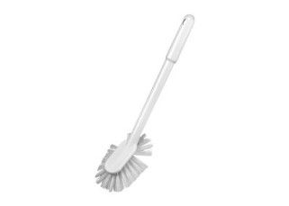 Oates Toilet Brush Plast Radial with Angled Head White B-12310