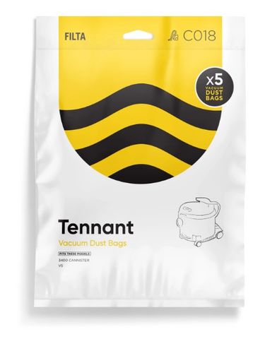 Tennant 3400 Paper Vacuum Bags PK/5 (C018)