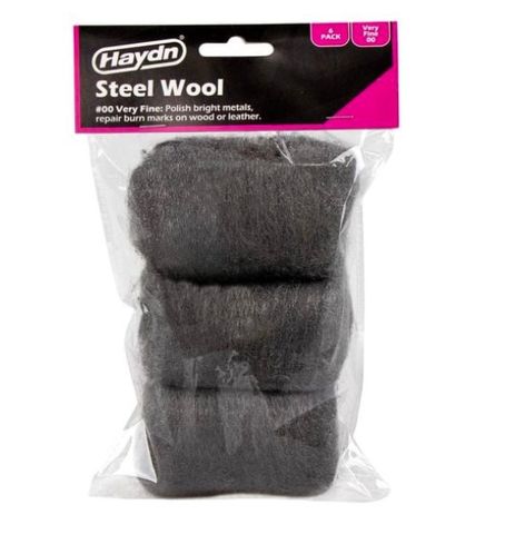 Haydn Fine Steel Wool Pk/6
