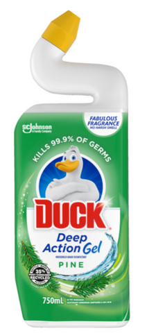 SCJ Toilet Duck Deep ACtnion Gel Pine 750ml