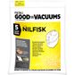 Filta Nilfisk GD Series Microfibre Vacuum Cleaner Bags 20016 Pk/5