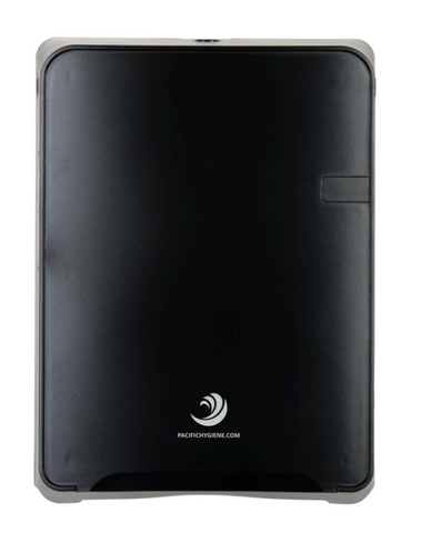 PH Quartz Hand Towel Dispenser BLACK (DQ56B) CHARGED