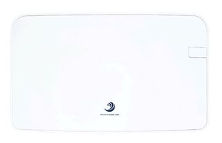 PH Quartz Double Midi Toilet Roll Dispenser White (DQ38W) CHARGED