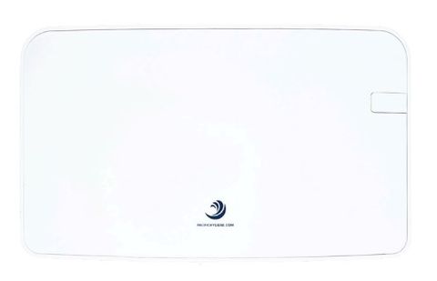 PH Quartz Double Midi Toilet Roll Dispenser White (DQ38W) CHARGED
