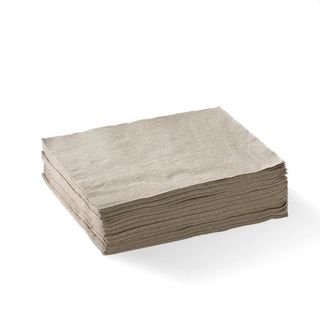 Biopak Lunch Napkins 4 Fold 1 Ply Kraft Pk/500
