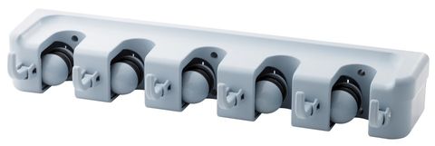 Oates All Purpose Broom Holder Grey